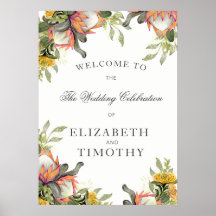 Poster del Boda King Protea Bouquet