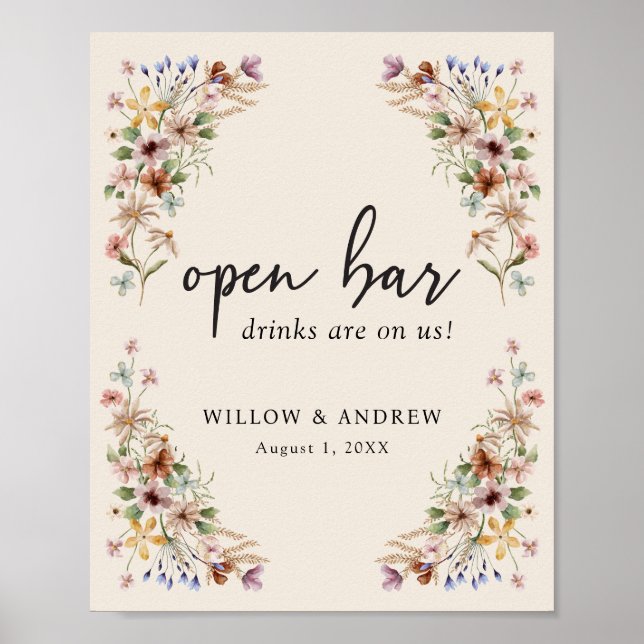 Póster Poster del Boho Bar Vintage (Frente)