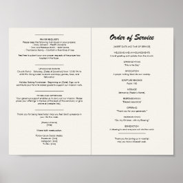 Póster Poster del Boletín de la Iglesia