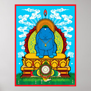 PÓSTER POSTER DEL BOLLO DE BUDA