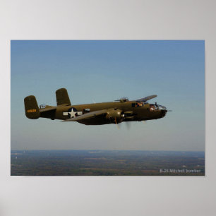 Póster Poster del bombardero 2 de B-25 Mitchell