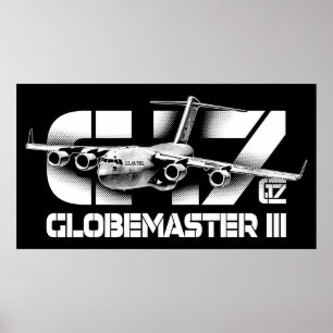Póster Poster del C-17 Globemaster III