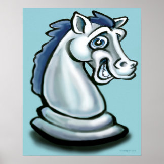 Póster Poster del caballo blanco