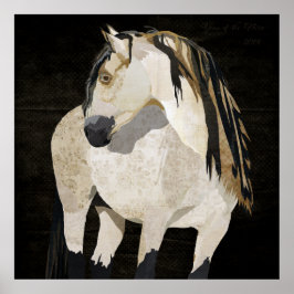 Póster Poster del caballo blanco