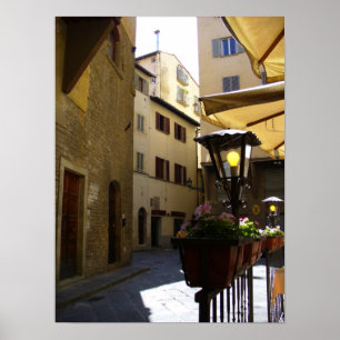 Póster Poster del café del callejón