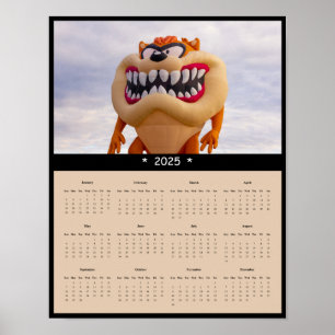 Póster poster del calendario de globos aerostáticos de 20