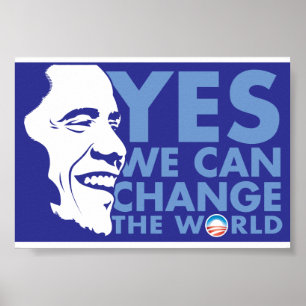 Póster Poster del cambio de OBAMA