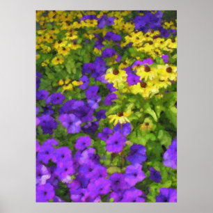 Póster Poster del campo de los colores