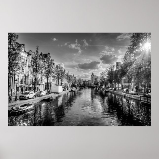 Póster poster del canal de amsterdam (Frente)