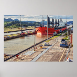 Póster Poster del Canal de Panamá