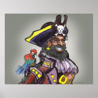 Póster Poster del Capitán del Pirata