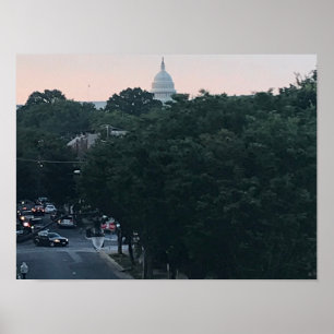 Póster POSTER del Capitolio de Estados Unidos Washington
