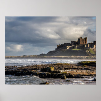 Póster Poster del castillo de Bamburgh/Imprimir