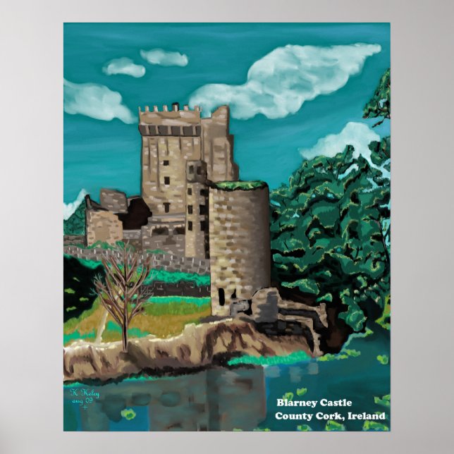 Póster Poster del Castillo de Blarney (Frente)