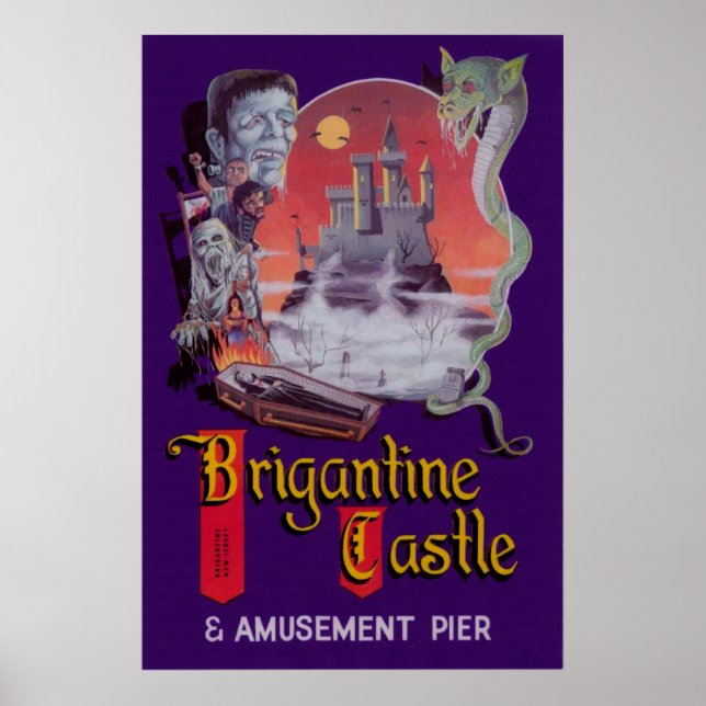 Póster Poster del Castillo de Brigantine (Frente)