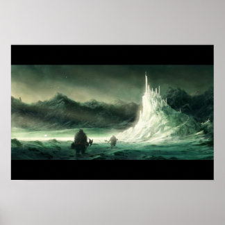 Póster Poster del Castillo de Montaña