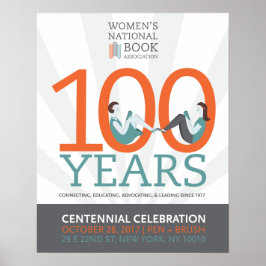 Póster poster del centenario de la WNBA 16x20