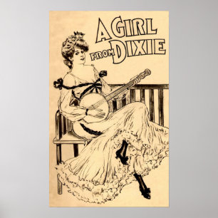 Póster Poster del chica de Dixe