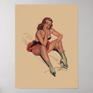 Póster Poster del Chica de pinzas de hielo
