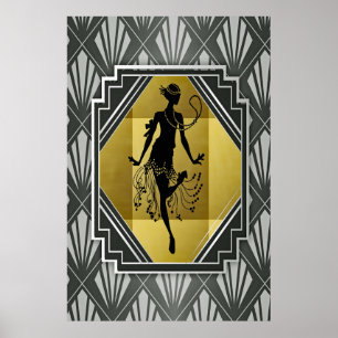 Póster poster del chica del dispositivo