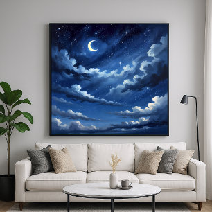 Póster Poster del cielo de la Creciente Estrella - Estilo