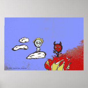 Póster Poster del cielo y el infierno