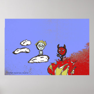 Póster Poster del cielo y el infierno