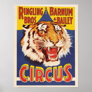 Póster Poster del circo de los hermanos de Ringling