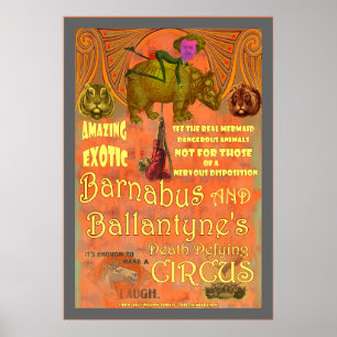 Póster Poster del circo de SteamPunk