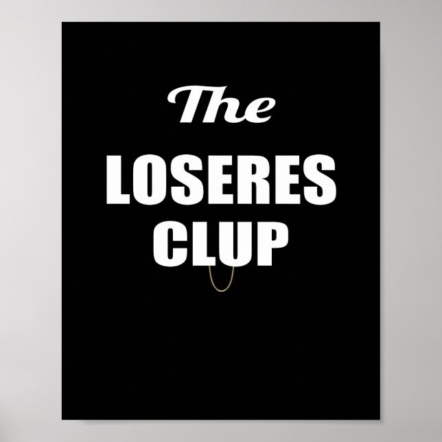 Póster poster del club de perdedores (Frente)