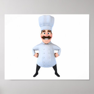 Póster Poster del cocinero