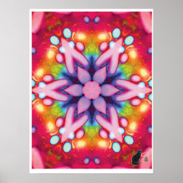 Póster Poster del Collage cinético Deelish Kaleidoscope