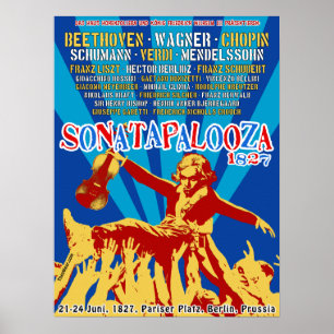 Póster Poster del Concierto de Sonatapalooza 1827