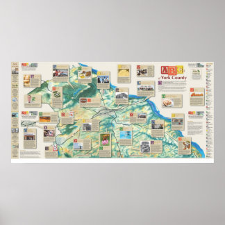 Póster POSTER del condado de York