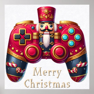 Póster Poster del controlador de juegos de Nutcracker