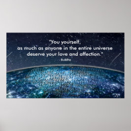 Póster Poster del corazón de la tierra