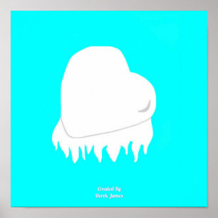 Póster Poster del corazón del invierno