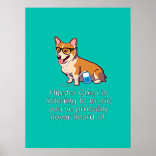 Póster Poster del Corgi del inconformista