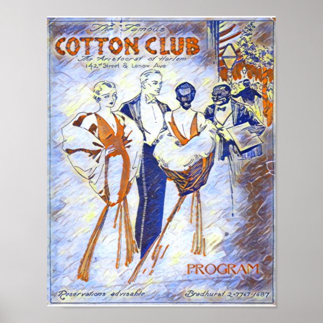 Póster Poster del Cotton Club "El aristócrata de Harlem" (Frente)