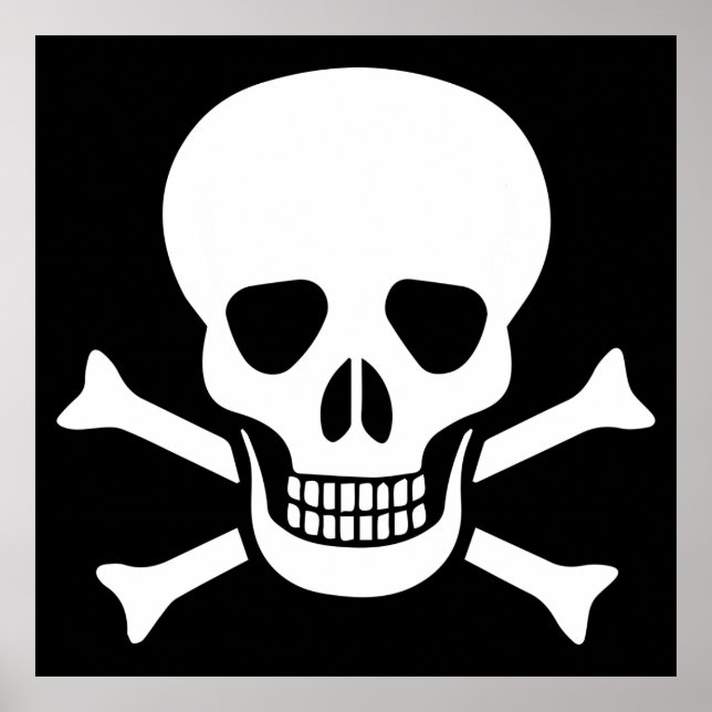 Póster Poster del cráneo humano (Frente)