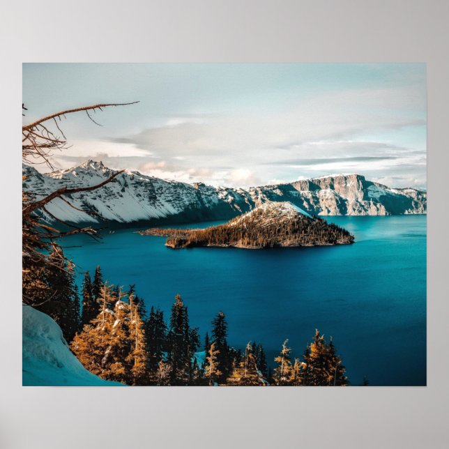 Póster Poster del Crater Lake of Southern Oregon (Frente)