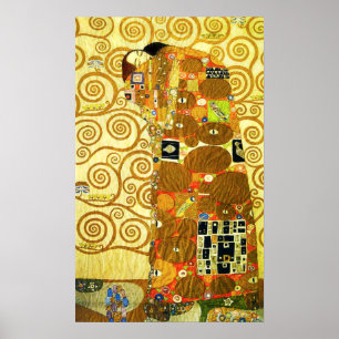 Póster Poster del cumplimiento de Gustavo Klimt