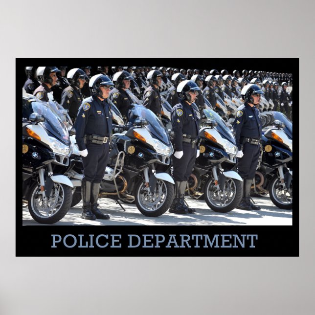 Póster Poster del Departamento de Policía (Frente)