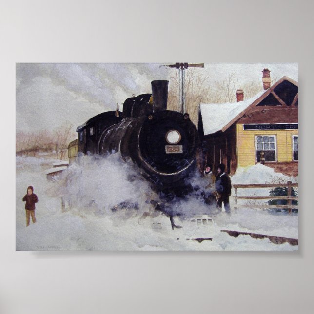 Póster Poster del Depósito de Tren de la Libertad del Nor (Frente)