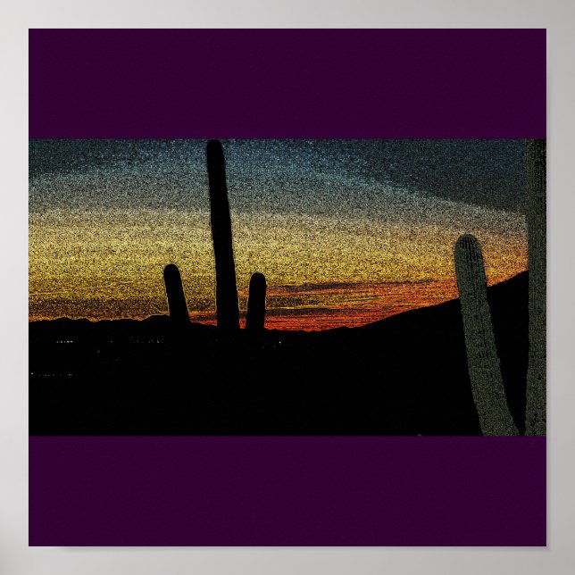 Póster Poster del desierto (Frente)