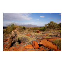 Poster del desierto de Australia