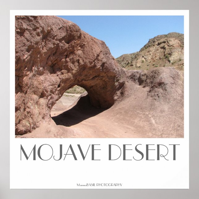 Póster ¡Poster del desierto de Mojave! (Frente)