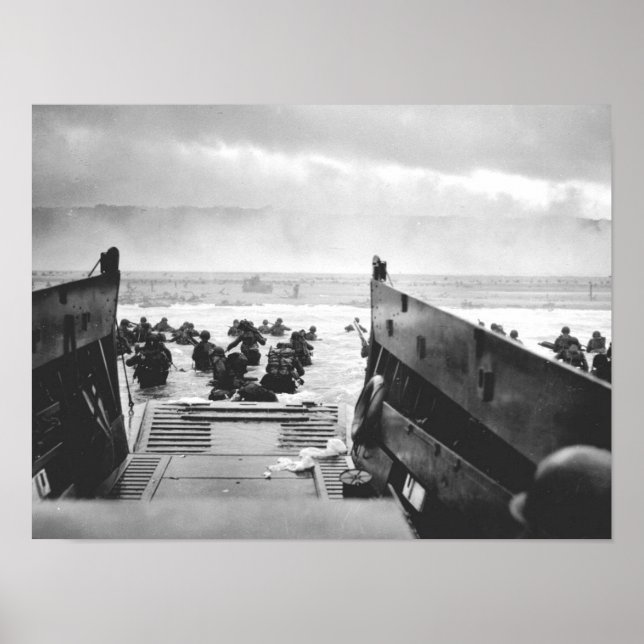 Póster Poster del Día D - Omaha Beach (Frente)