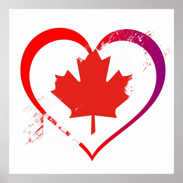 Póster Poster del Día de Canadá (Frente)