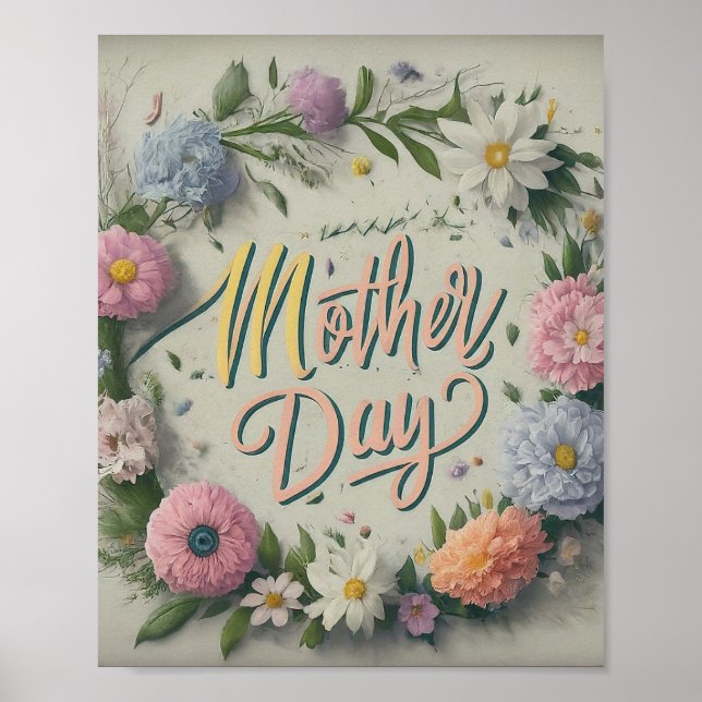 Póster Poster del Día de la Madre (Frente)